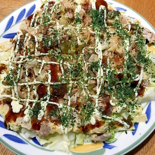 お好み焼き風キャベツ焼き